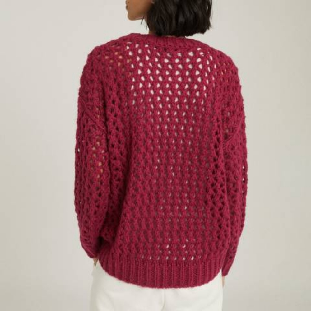 NWT REISS | Natalie Open Knit Sweater - Picture 8 of 10
